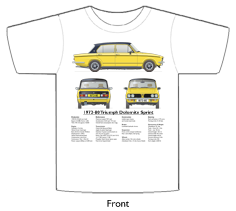 Triumph Dolomite Sprint 1973-80 T-shirt Front
